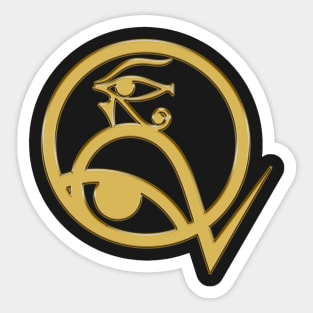 Eye of Horus/Ra GOLD Sticker